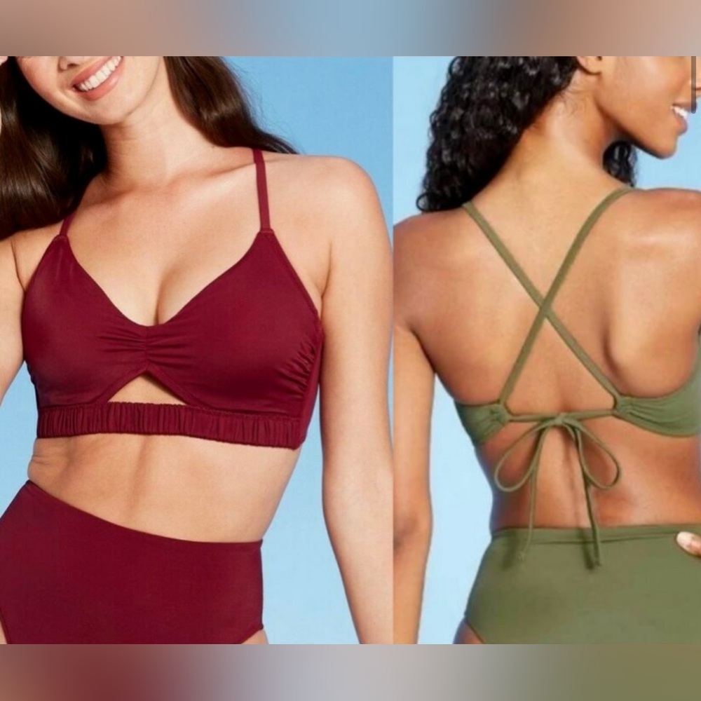 Shade and Shore | Longline Keyhole Underwire Bikini Top